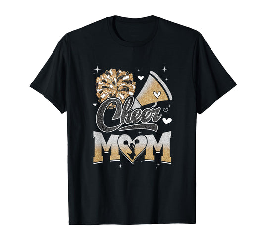 Cheer Mom Cheerleading Football For Women Graphic T-Shirt