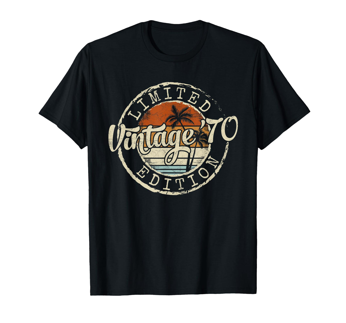 Vintage 1970 55th Birthday Gifts For Men Women 55 Year Old T-Shirt