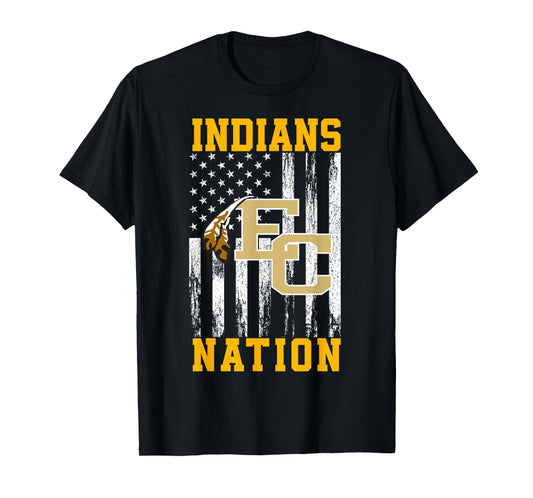 East Coweta Indians Logo Nation HS T-Shirt