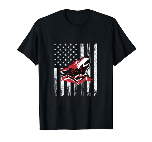 Loveland Red Wolves Logo Nation HS T-Shirt