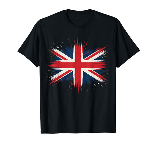 Union Jack Vintage UK Flag British Kids Boys Girls Women Men T-Shirt