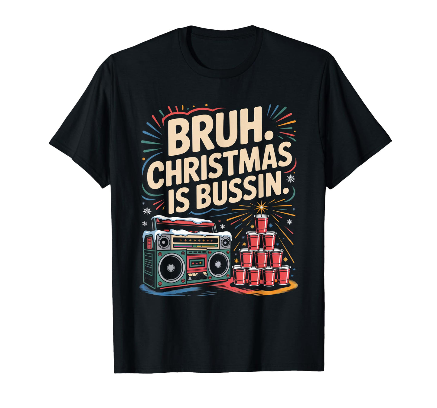 Funny Gen Alpha Gen Z Slang Funny Christmas Sweater T-Shirt