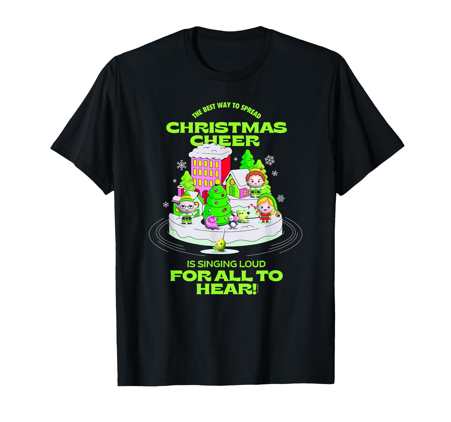 Elf Christmas The Best Way to Spread Christmas Cheer Poster T-Shirt