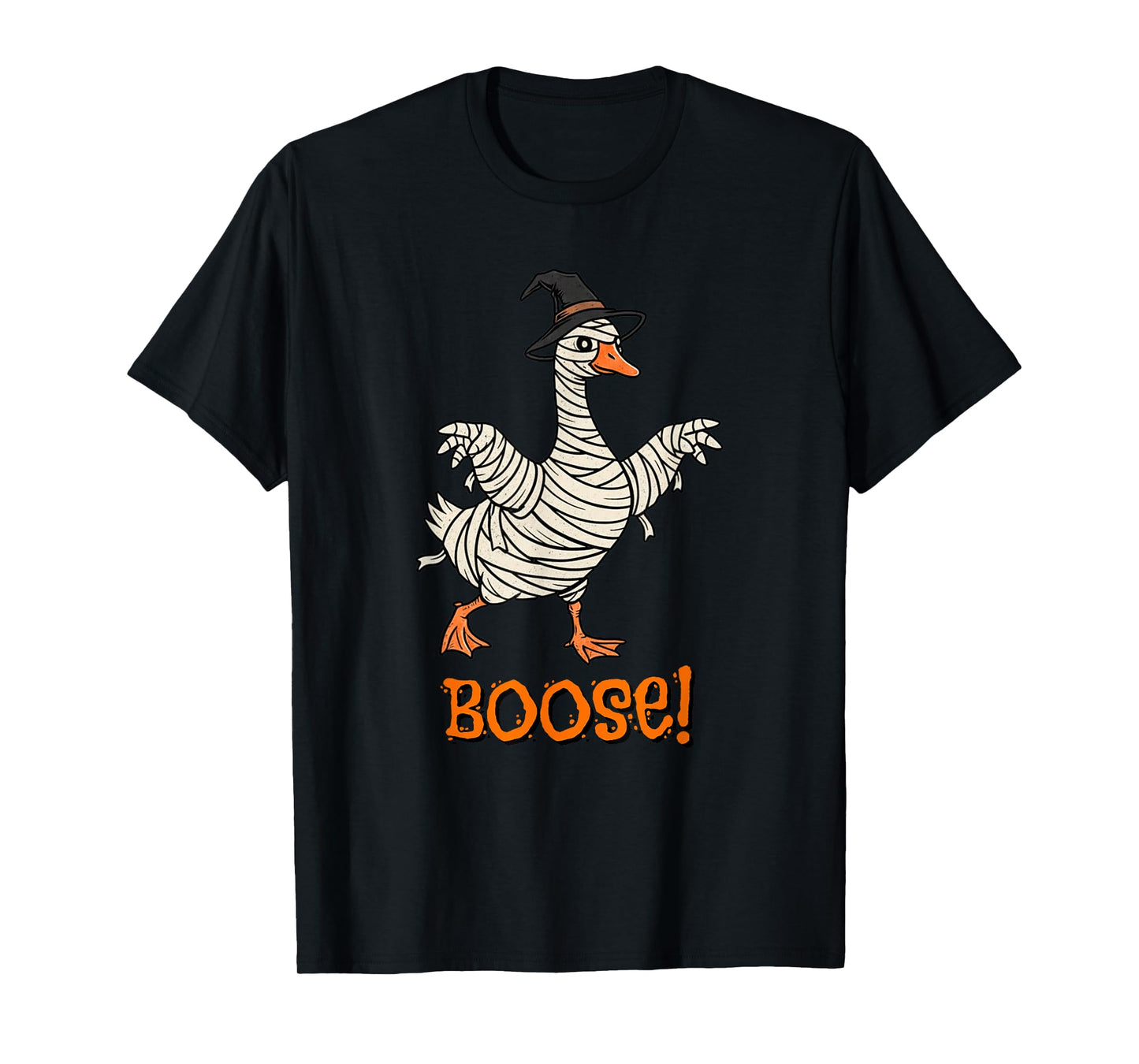 Halloween Mummy Goose Spooky Costume Funny T-Shirt