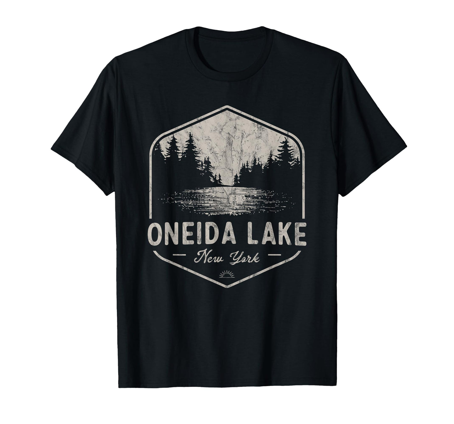 Oneida Lake New York Outdoors Vintage T-Shirt