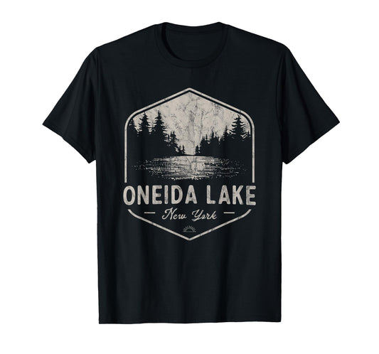 Oneida Lake New York Outdoors Vintage T-Shirt
