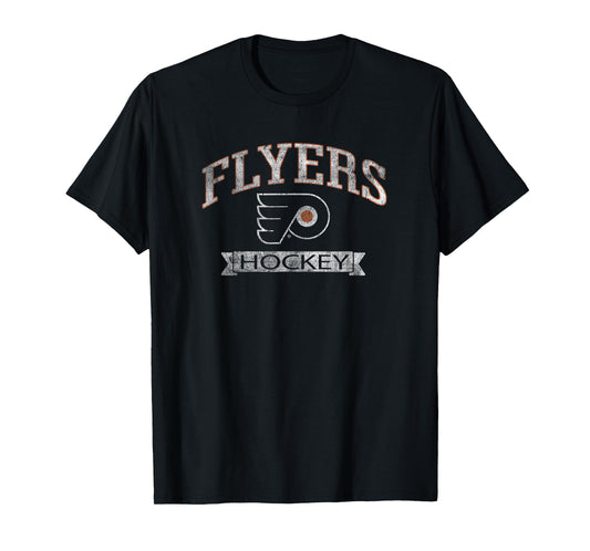 Philadelphia Flyers Vintage Hockey Black Officially Licensed T-Shirt