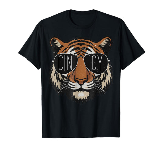 Touchdown American Football Game Day Thanksgiving Tiger T-Shirt