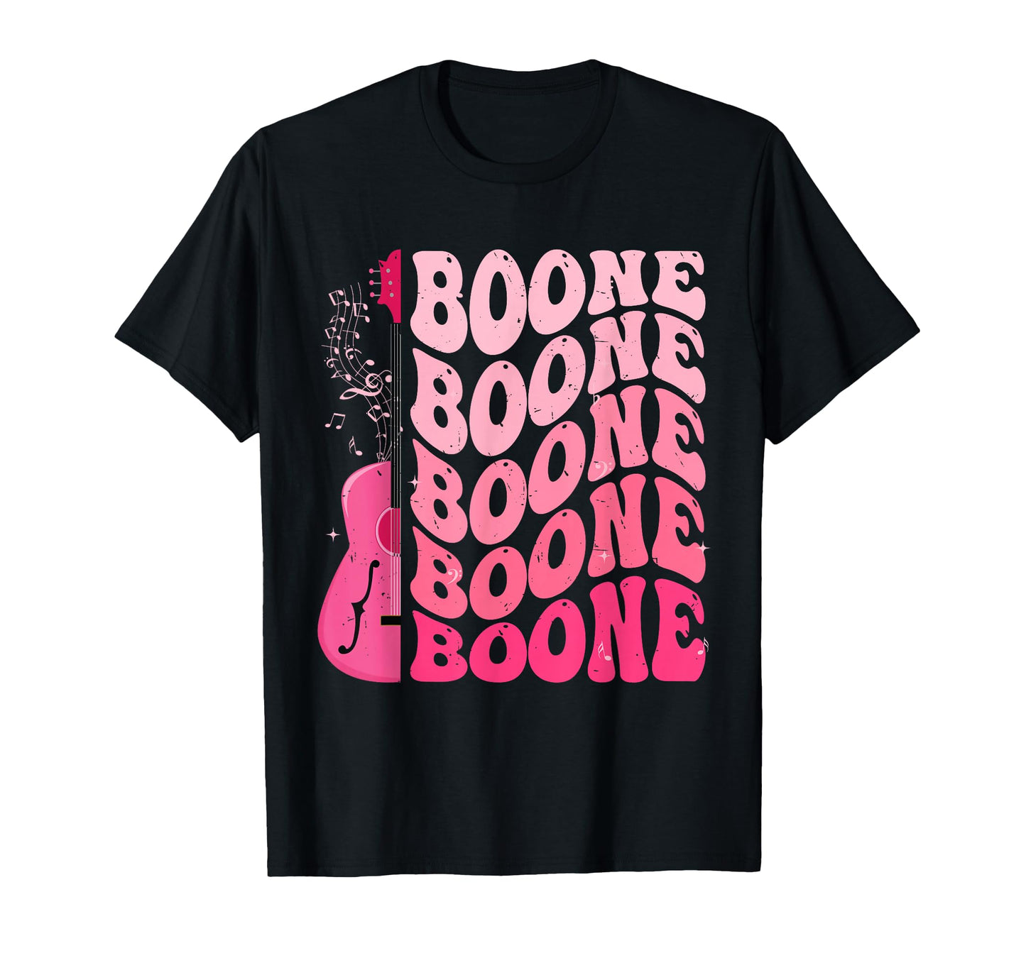Girl Retro Boone Groovy Flower First Name Personalized 80's T-Shirt