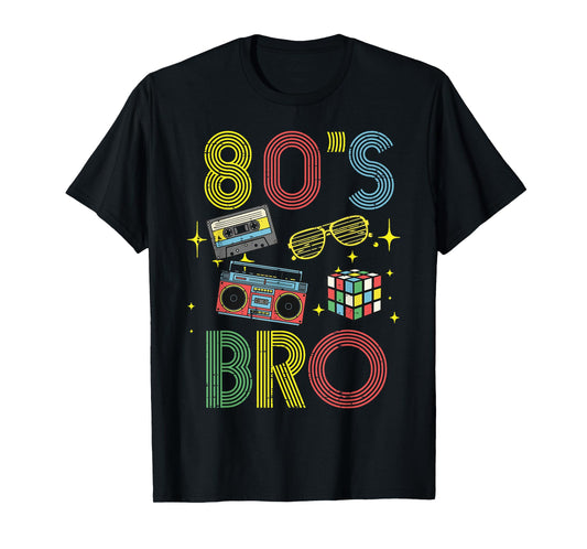 80s Bro Cassette Retro Men Women Kids T-Shirt