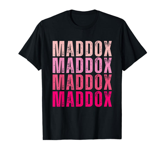 Personalized Name Maddox I Love Maddox Vintage T-Shirt