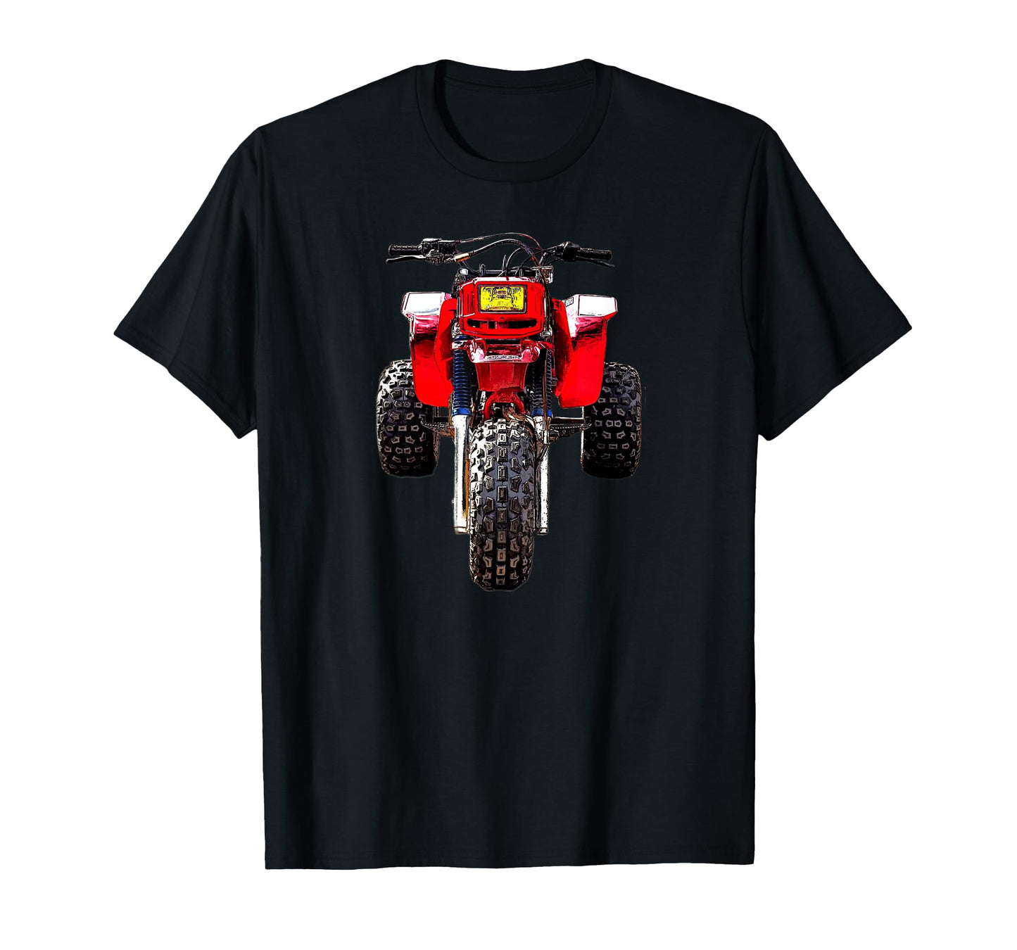 250 R 3 Wheeler, All Terrain Vehicle 1985 Vintage Retro Three Wheeler ATV ATC 250R T-Shirt, Small, Black