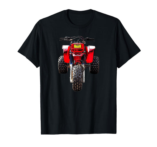 250 R 3 Wheeler, All Terrain Vehicle 1985 Vintage Retro Three Wheeler ATV ATC 250R T-Shirt, Small, Black