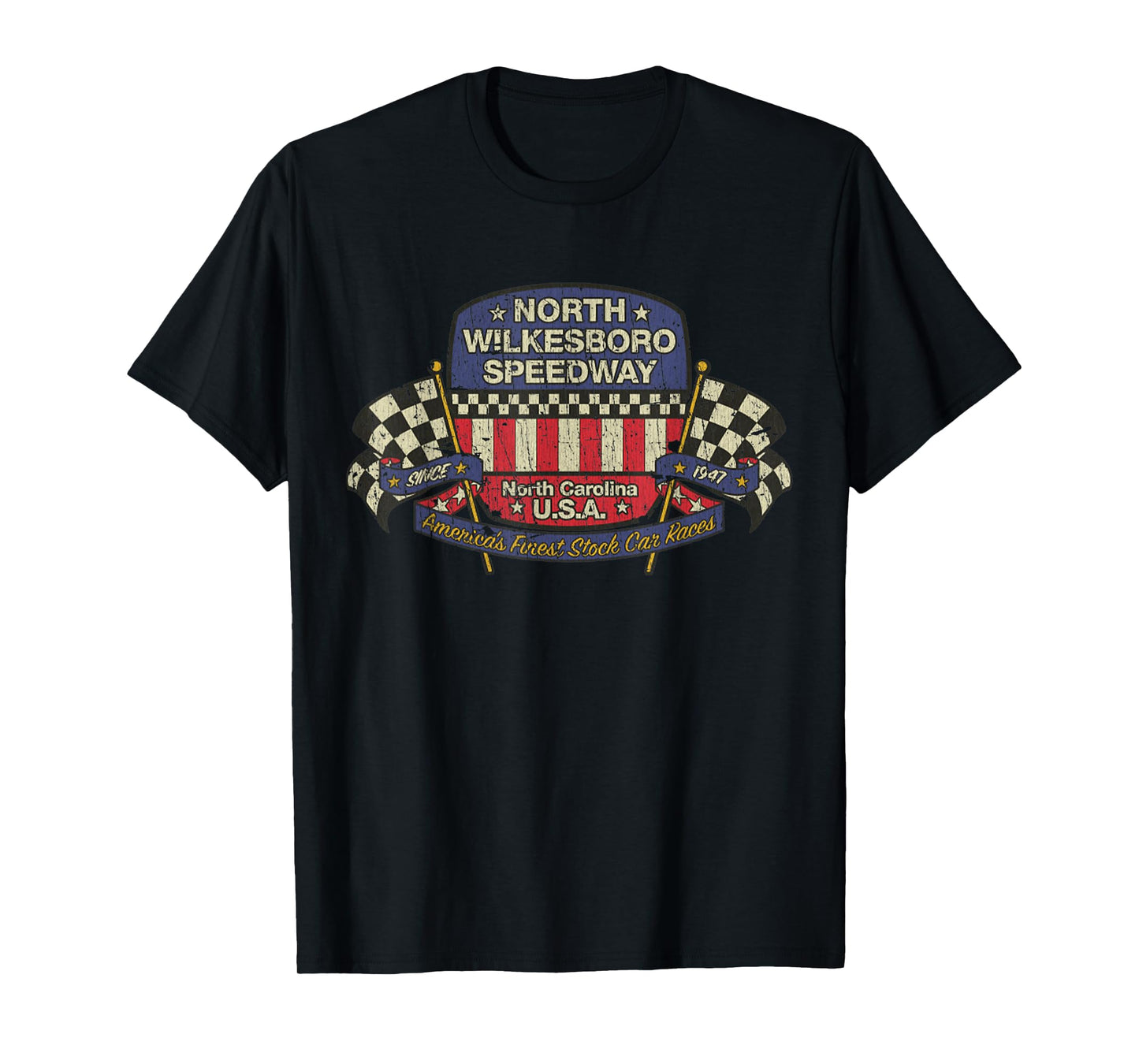 Vintage Wilkesboro Car Racing Speedway 1947 North Carolina T-Shirt