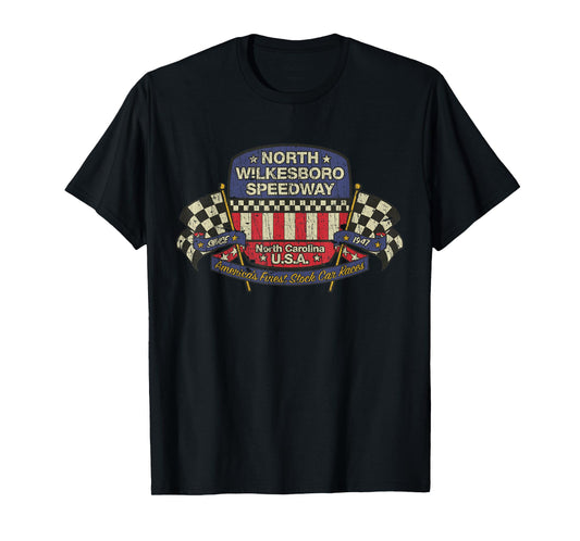 Vintage Wilkesboro Car Racing Speedway 1947 North Carolina T-Shirt