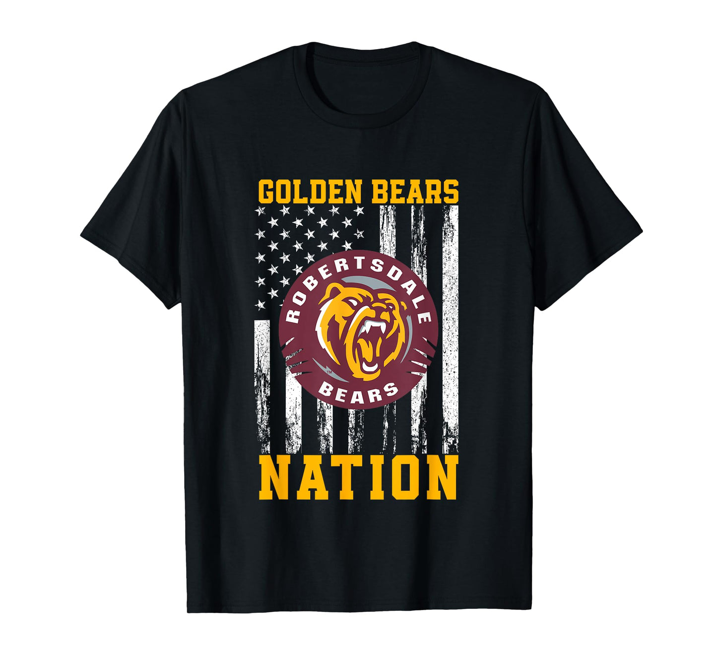 Robertsdale Golden Bears Logo Nation HS T-Shirt