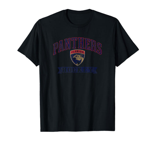 Florida Panthers Vintage Hockey White Officially Licensed T-Shirt