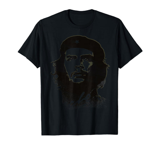 Che Guevara Shirt Revolution Rebel Cuba Olive Military Green T-Shirt
