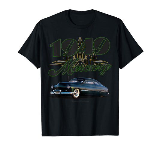1949 Sam Barris Mercury 3.0 Lowrider Kustom Lead Sled HotRod T-Shirt