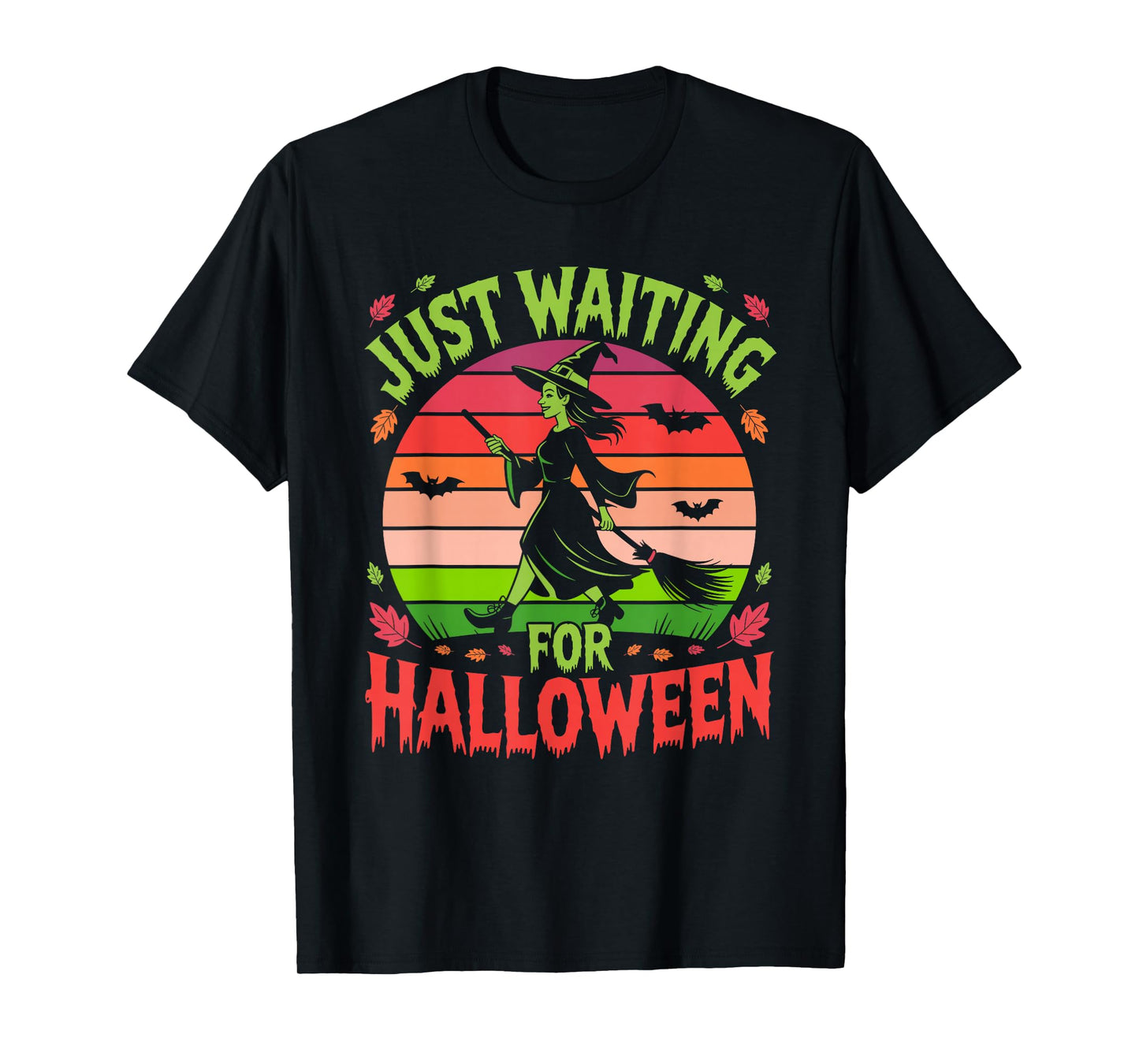 Just Waiting for Halloween Costume Summerween Witch Costume T-Shirt