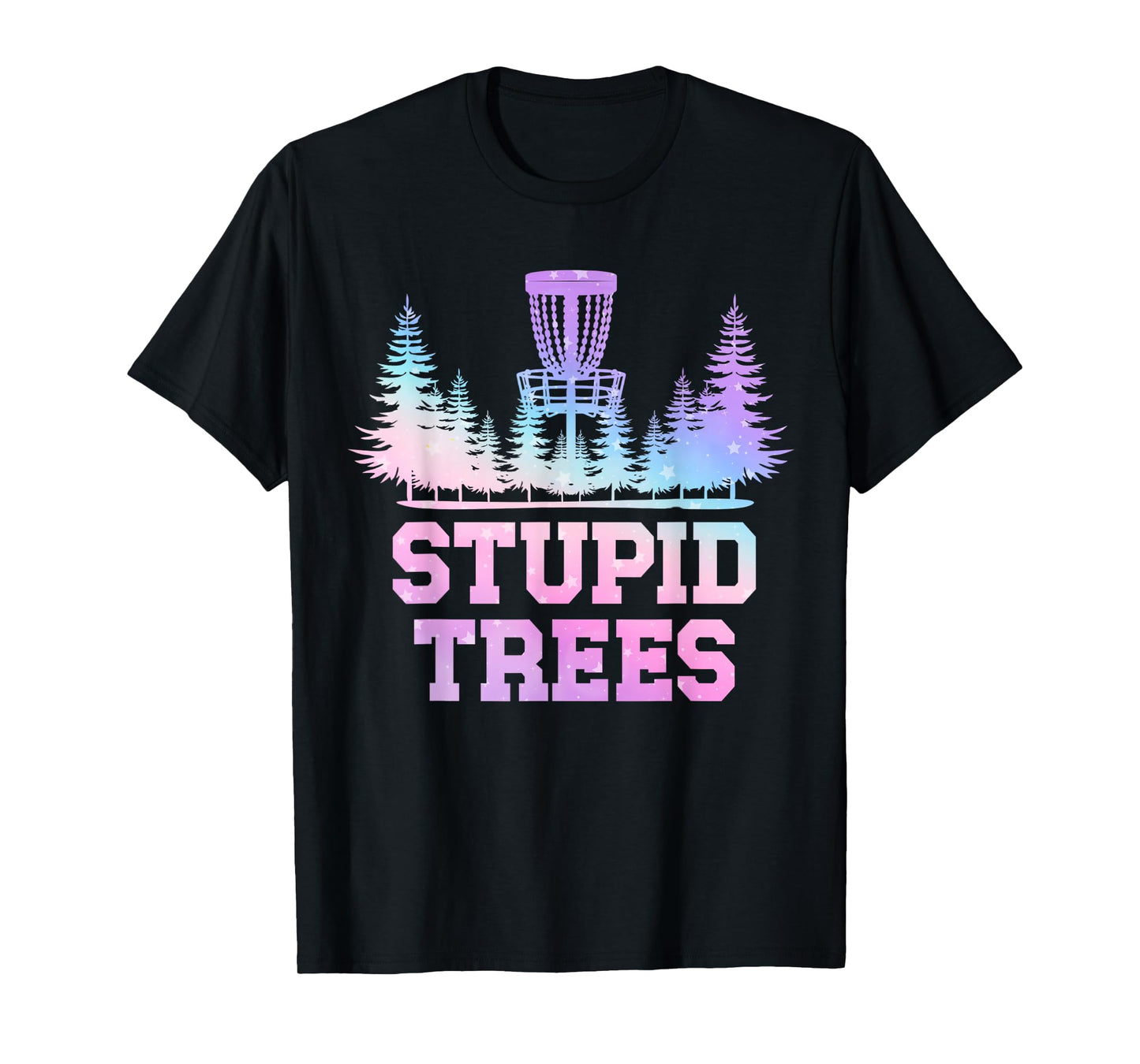 Stupid Trees Disc Golf Vintage Funny Disc Golf T-Shirt