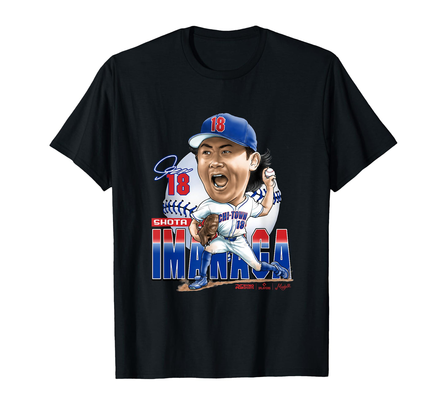 Shota Imanaga Chicago Baseball Mudge Studios T-Shirt