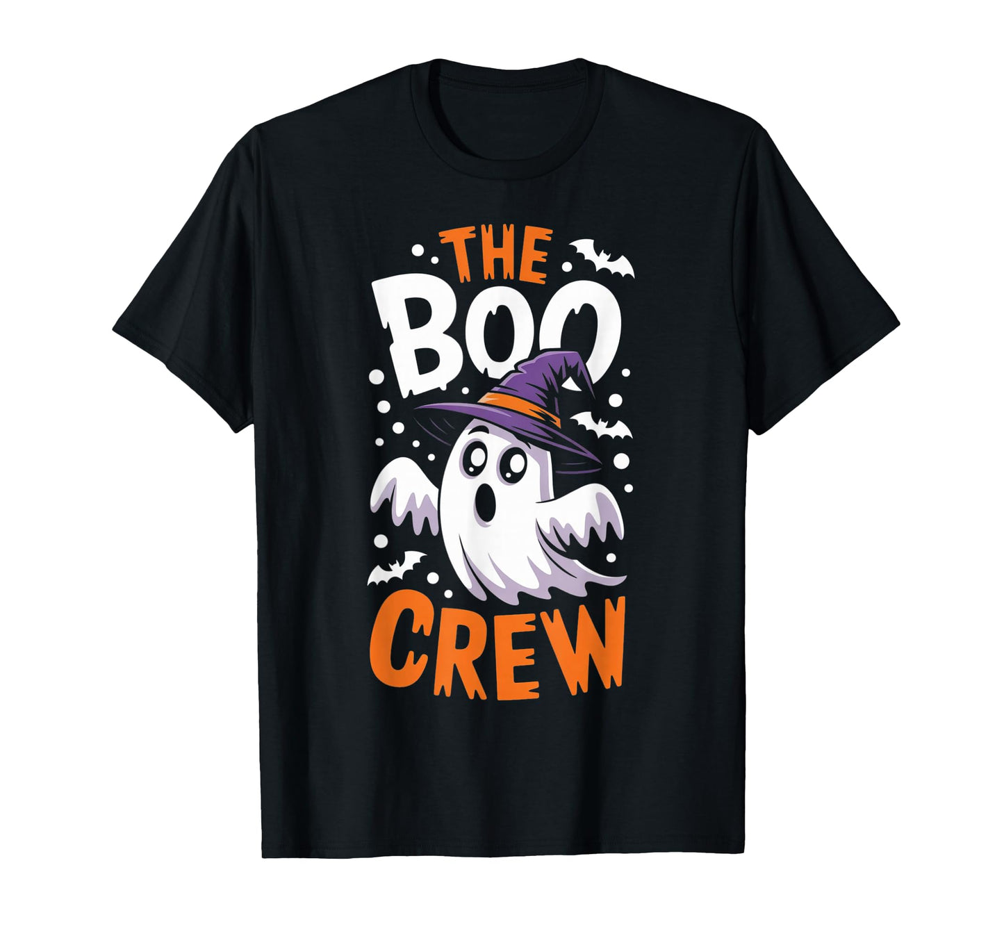 Halloween Ghost The Boo Crew Costume Matching Women Gifts T-Shirt