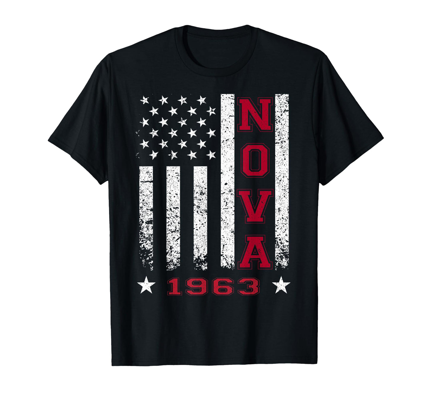 Jersey Style Nova 63 1963 Classic Old School Muscle Car T-Shirt