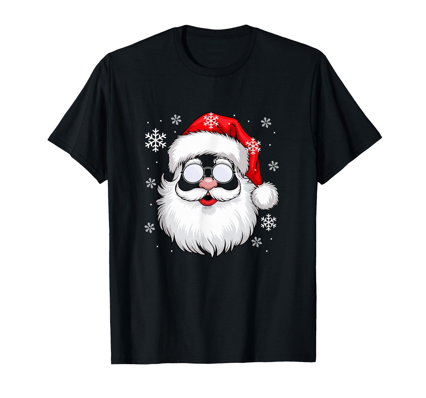 Christmas Santa Face Xmas Snow Costume Kids Family Group T-Shirt