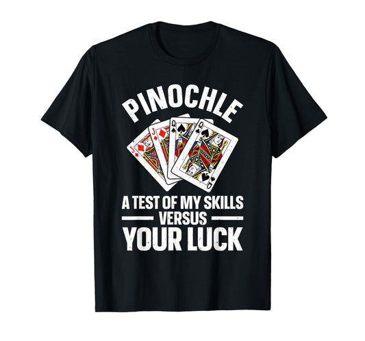 Cute Pinochle Design For Men Women Card Game Pinochle Lover T-Shirt