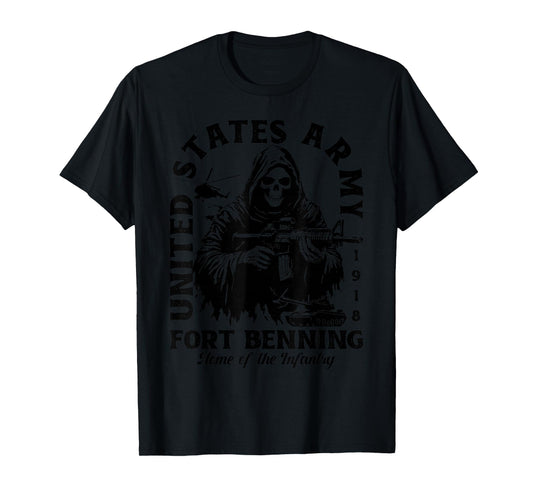 Fort Benning US Military Base Georgia GA Ft Benning Vintage T-Shirt