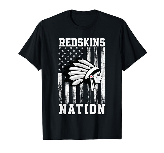 Wapakoneta Redskins Logo Nation HS T-Shirt