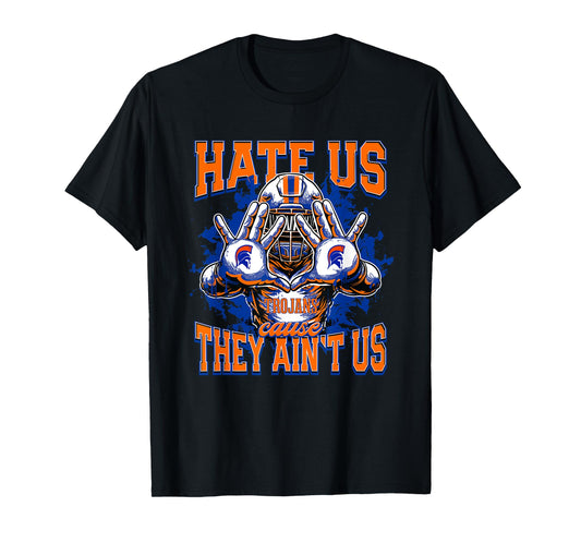 James Island Charter Trojans Logo Hate Us Cause They Ain't T-Shirt