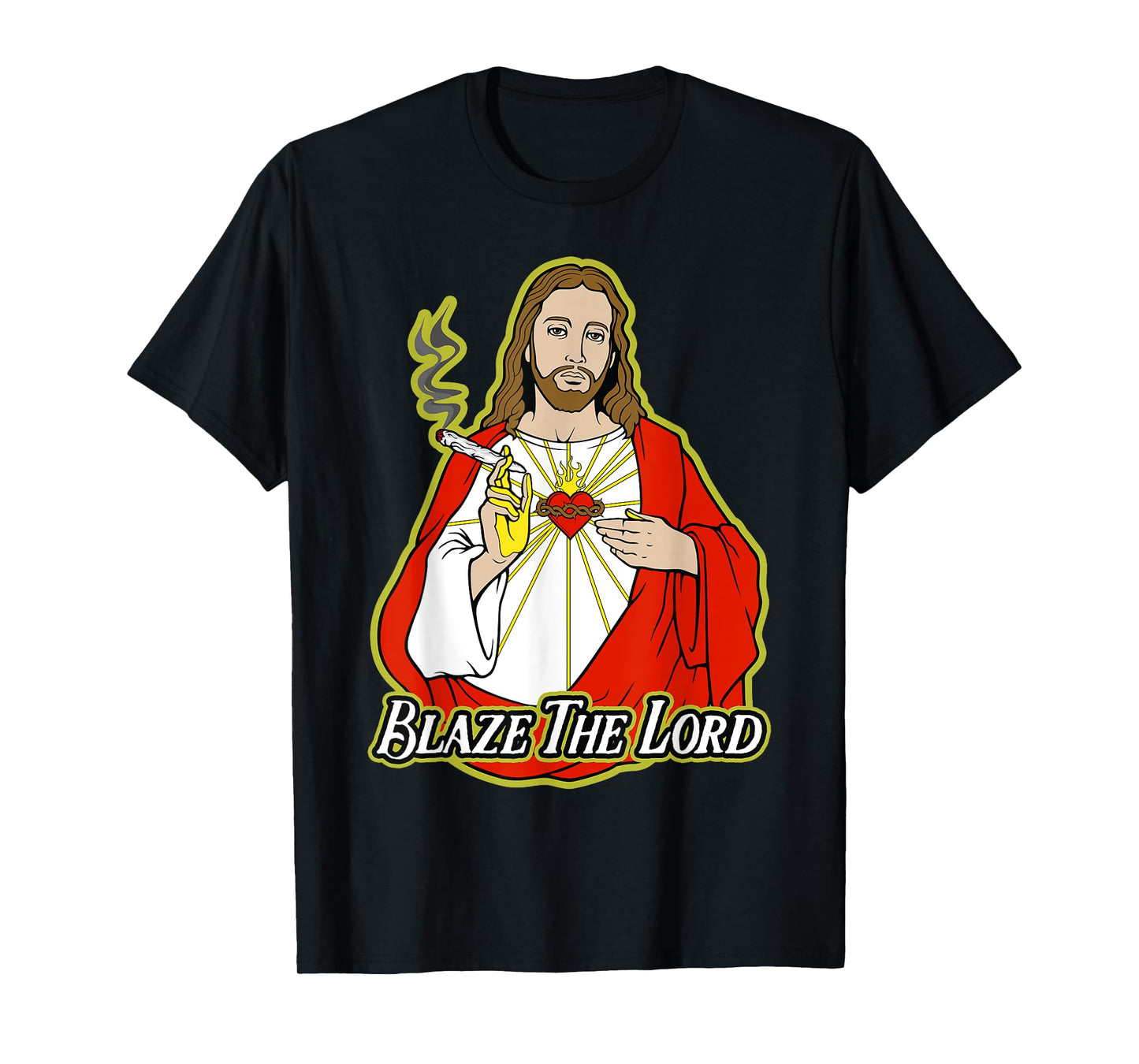 Marijuana T-Shirt Lord Jesus 420 Getting High T-Shirt