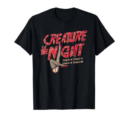 Rocky Horror Show Creature Of The Night Legs Touch-A Light T-Shirt