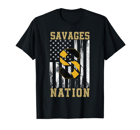 Savannah Savages Logo Nation HS T-Shirt