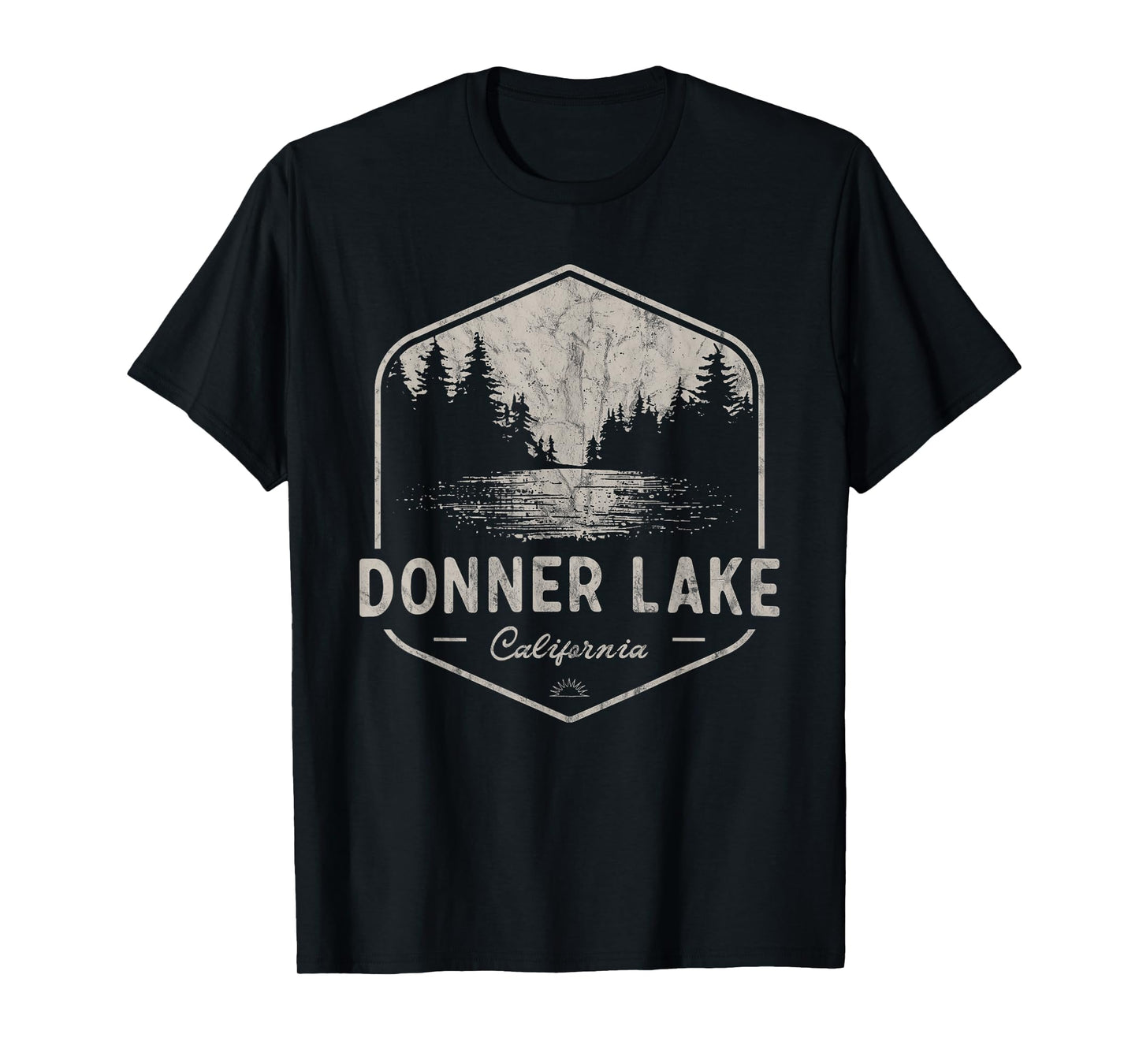 Donner Lake California Outdoors Vintage T-Shirt