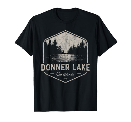 Donner Lake California Outdoors Vintage T-Shirt