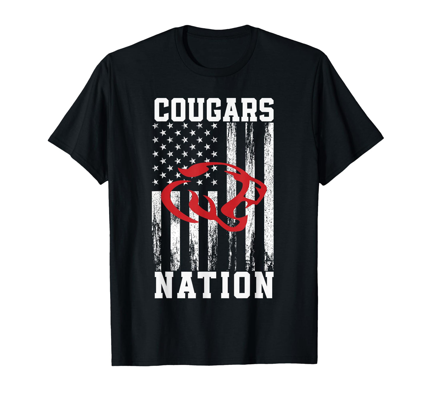 Crosby Cougars Logo Nation HS T-Shirt