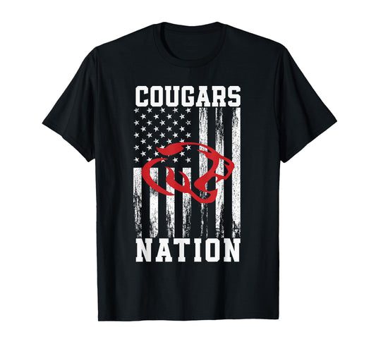Crosby Cougars Logo Nation HS T-Shirt
