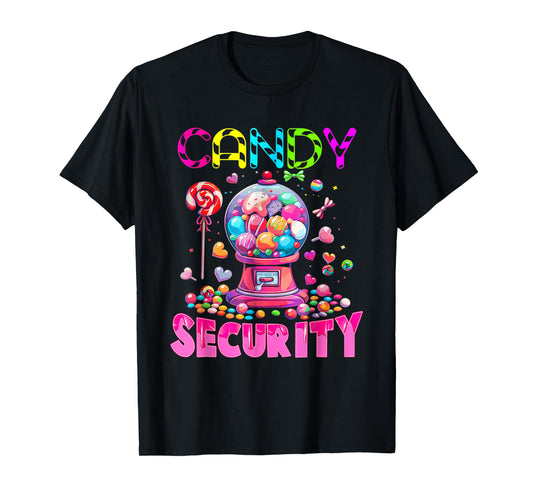 Candy Security Candyland Costume Kids Teens Adult T-Shirt