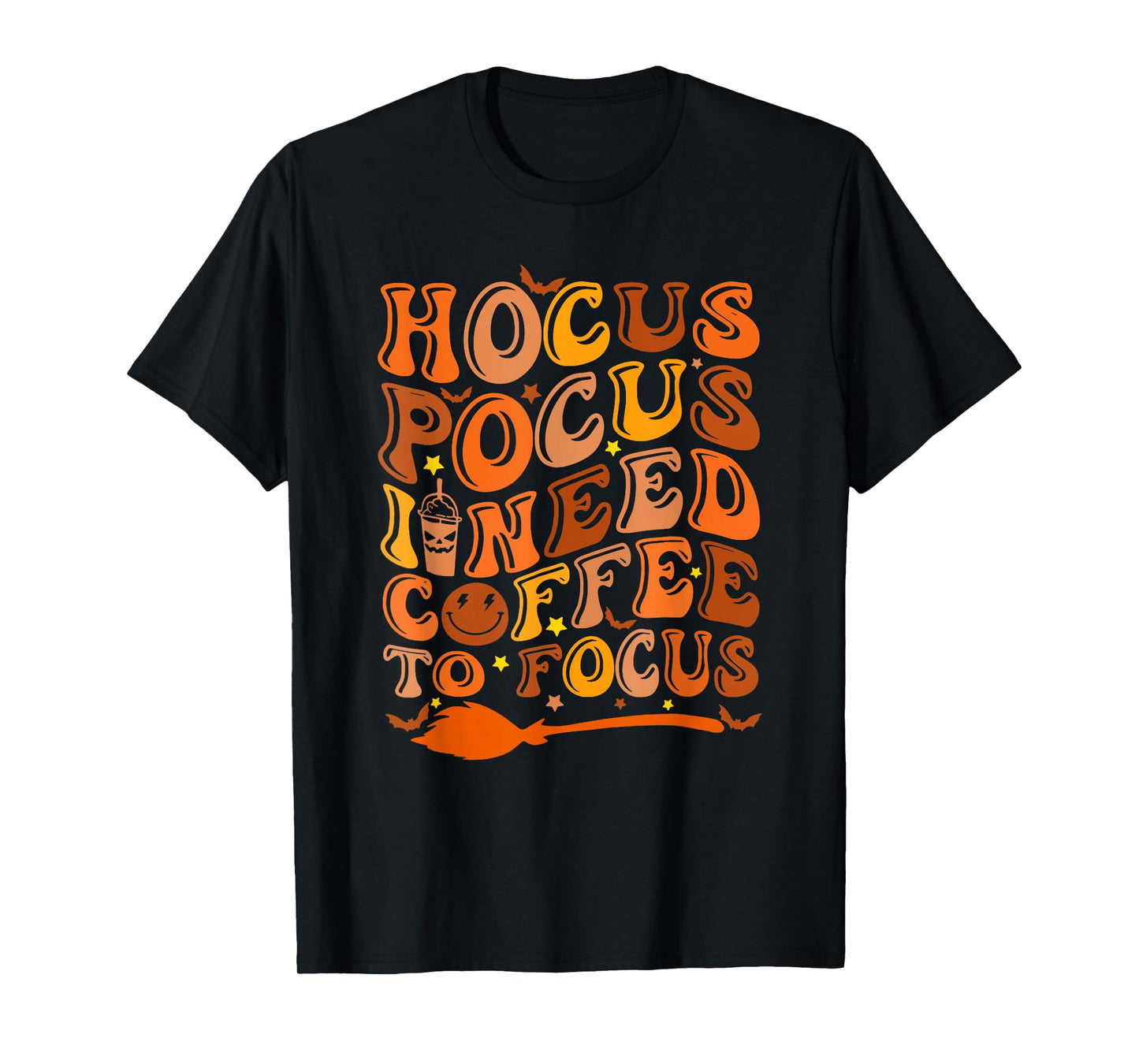 Hocus Pocus I Need Coffee to Focus T-Shirt