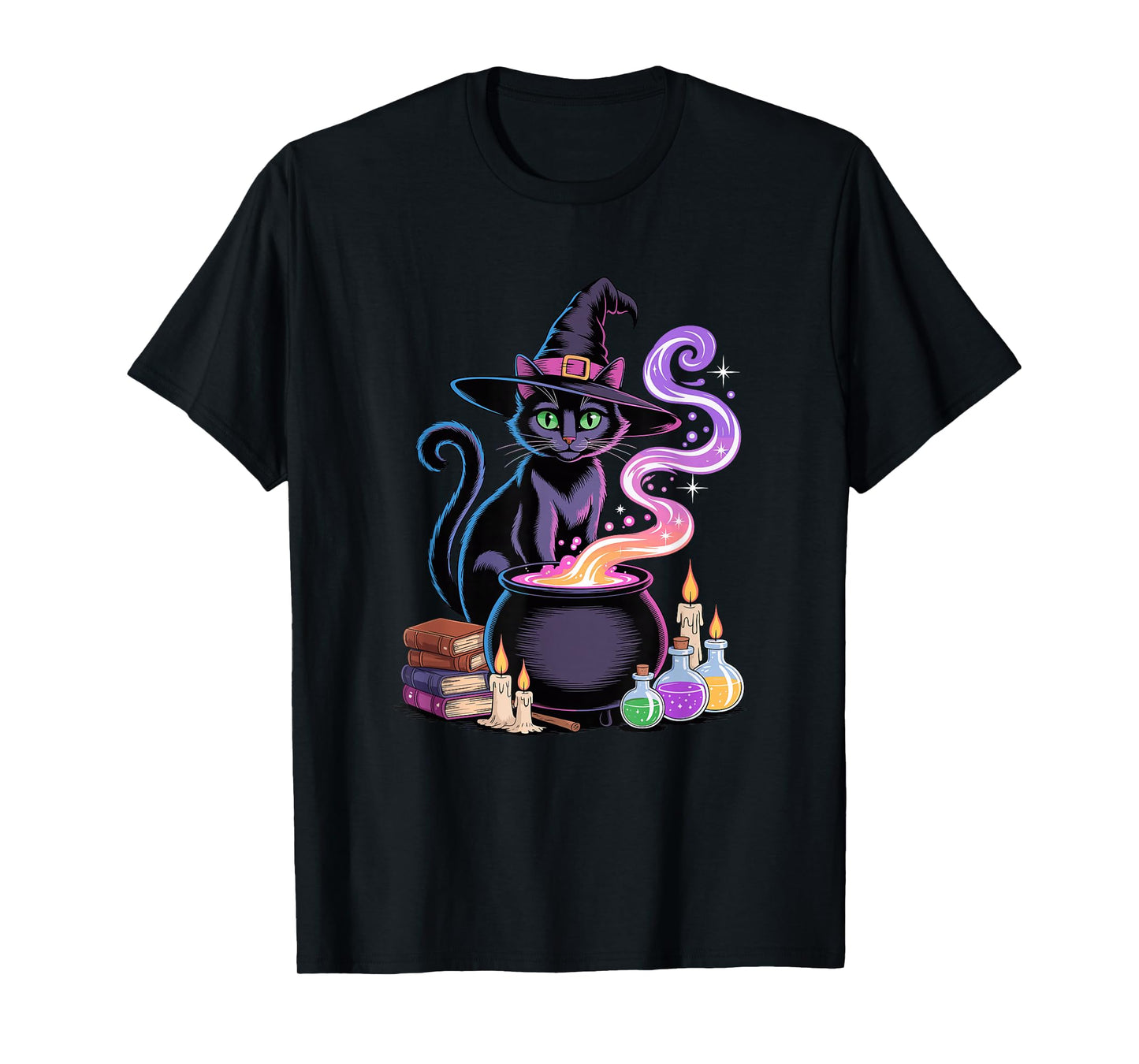 Halloween Witch Bombay Cat T-Shirt