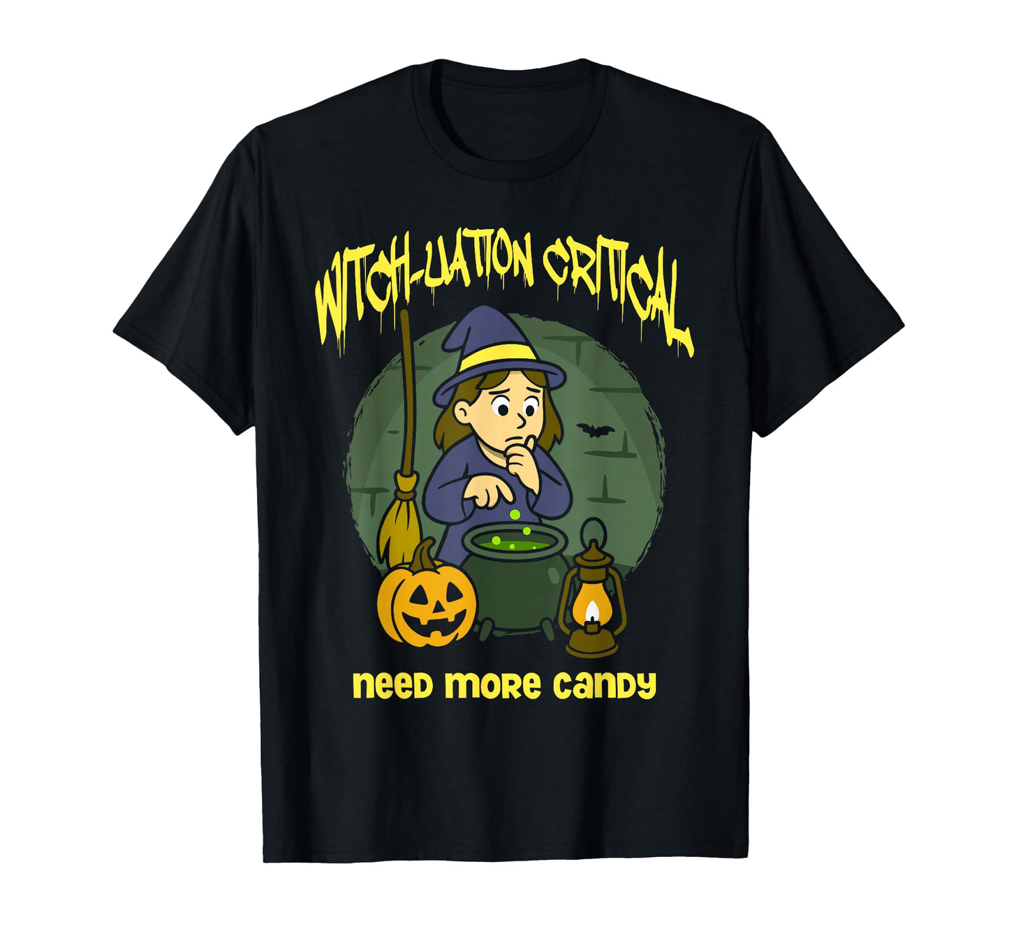 Witch-uation Critical Halloween Spooky Haunted Season T-Shirt