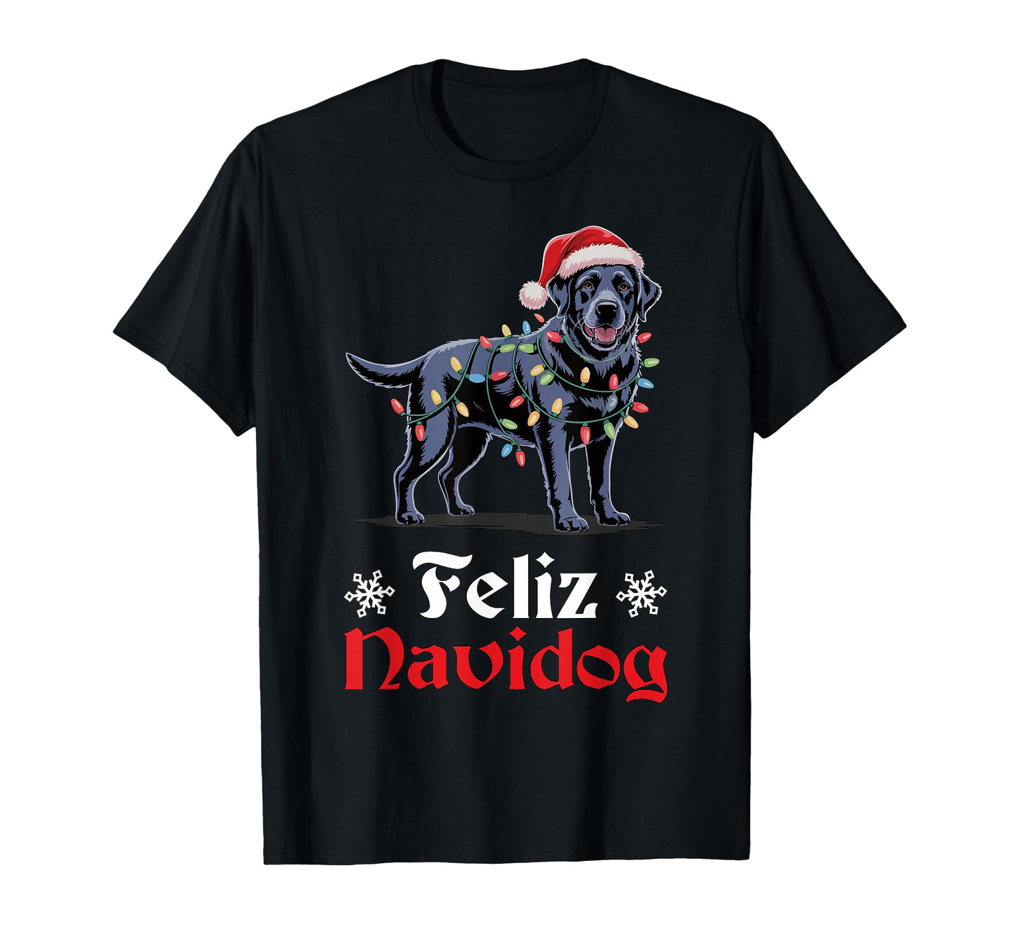 Feliz Navidog Dog Happy Christmas Funny Ugly Christmas T-Shirt