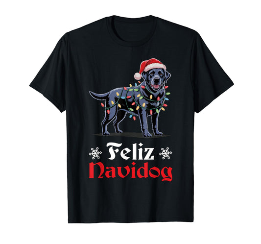 Feliz Navidog Dog Happy Christmas Funny Ugly Christmas T-Shirt