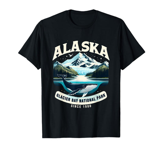 Alaska Cruise Alaska Glacier Bay National Park Sine 1980 T-Shirt