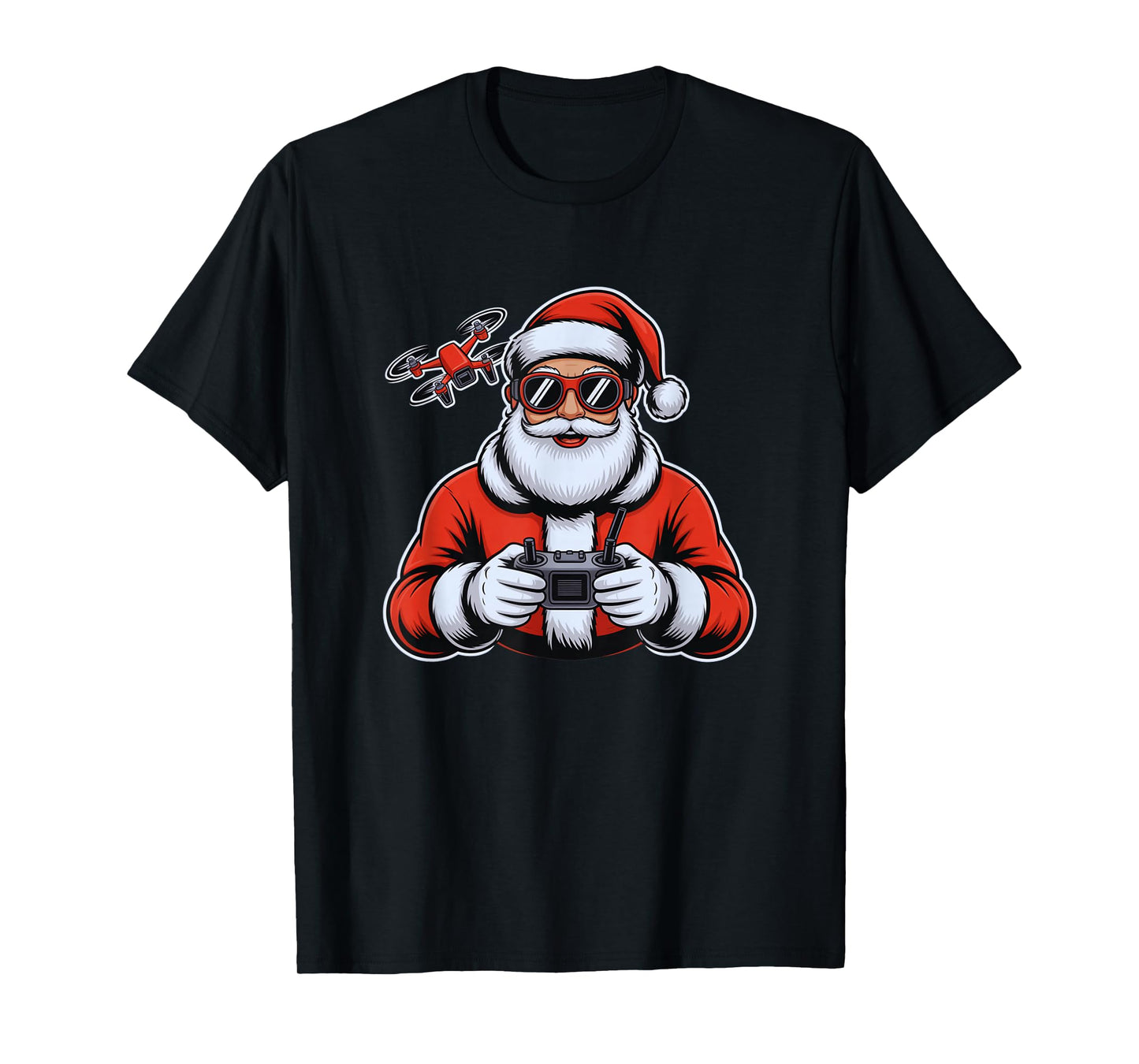 Santa Drone Pilot Quadcopter Christmas Funny FPV T-Shirt