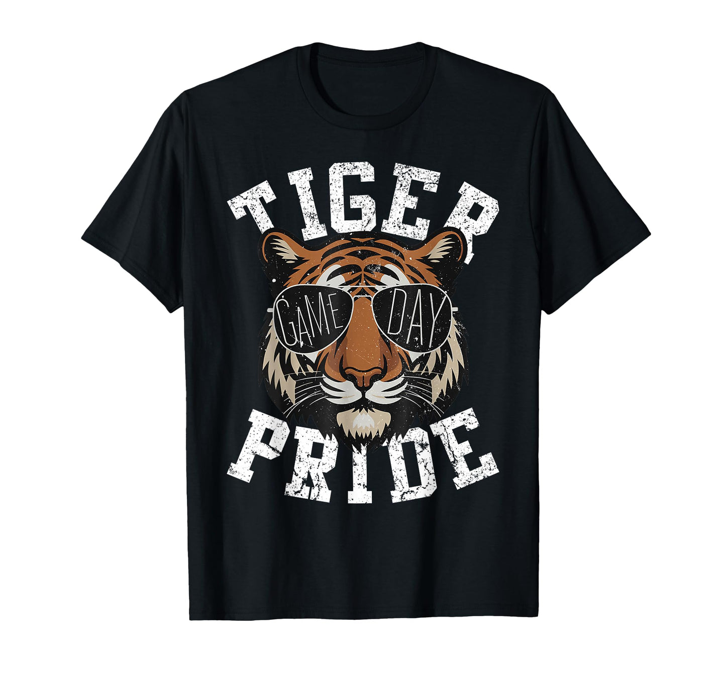Retro Vintage Tiger Pride Tiger Mascot School Sports Team T-Shirt