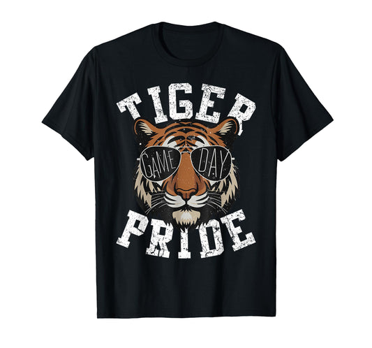 Retro Vintage Tiger Pride Tiger Mascot School Sports Team T-Shirt